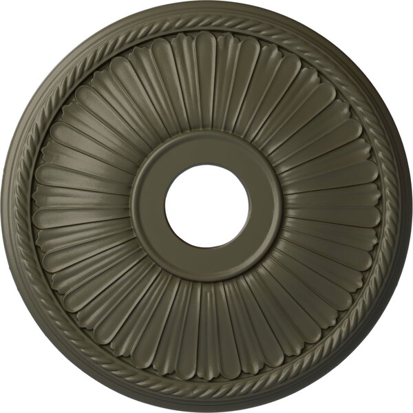 Ekena Millwork Berkshire Ceiling Medallion (Canopies up to 6 3/8"), 20 1/8"OD x 3 7/8"ID x 1 7/8"P, Witch Hazel CM20BE1WHF - main